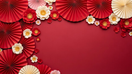 red and white flowers