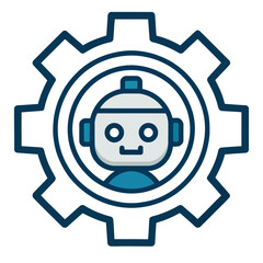 Obraz premium robot vector format