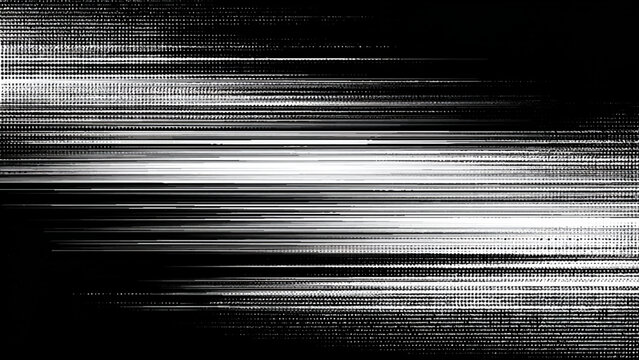 Abstract digital noise pattern with horizontal scan lines effect