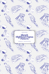 Outline sketch of Indonesian Barapen ceremony