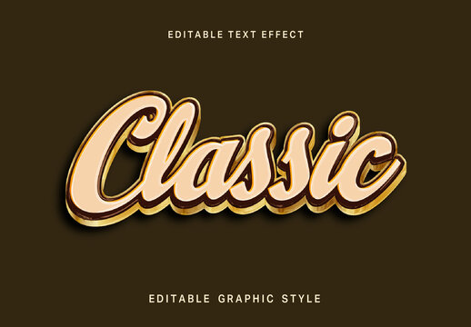 Beige And Brown Vintage Enamel Pin Text Effect Retro Script Font