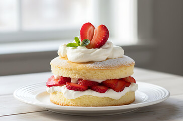 Valentine&rsquo;s Day Special Yummy Cake with Romantic Heart Decoration