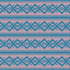 Seamless ethnic ikat patterns geometric native tribal. For fabric print and design