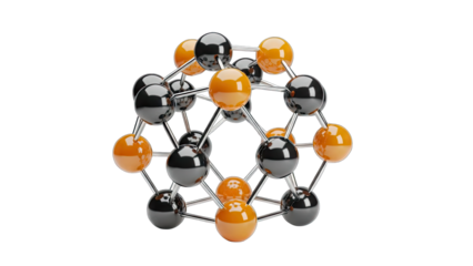 Molecular Structure Rendered on White Background