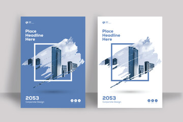 Corporate Cover Design Template in A4. Can be adapt to Flyer, Brochure, Annual Report, Magazine, Presentation, Banner, Poster