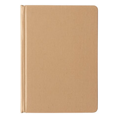 Fototapeta premium Closed notebook isolated on transparent background