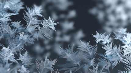 Seamless composition of glowing frost fractals branching across glass surfaces crystal sharp intricate and ultra-detailed with accurate shadows