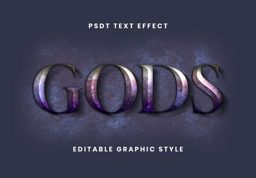 Silver And Violet Cinematic Title Text Effect Beveled Classic Epic Font