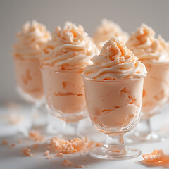 Peach Mousse Cups