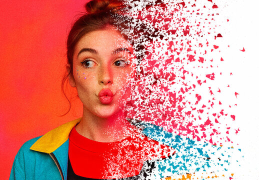 Dissolve Dispersion Photo Effect