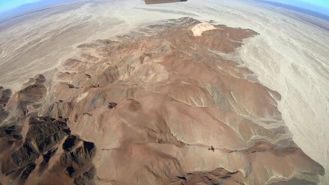 Nazca Desert from above, Peru, Palpa Province