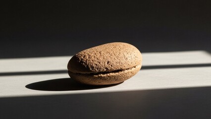 Smooth Oval Brown Stone