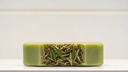 Natural Green Herbal Soap Bar