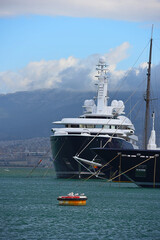 Ultra Luxury Superyacht at Zea Marina, Piraeus