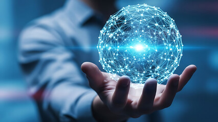 Technological Innovation, Global Connectivity, Digital Sphere, Virtual Reality, Business Environment, Futuristic Perspective