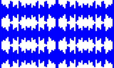 blue wave signal horizontal row strip repeat pattern, repeat seamless design for fabric print, bar patter background