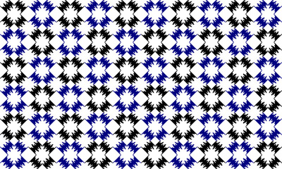 abstract black and blue fabric texture, diamond checkerboard repeat pattern, replete image, design for fabric printing, rhombus grid net