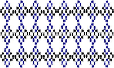 Blue and black block vintage rectangle arrange in diamond patchwork repeat seamless style design for fabric print or t-shirt paint or backdrop wall