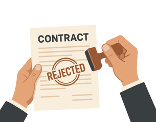 hands holding a contract