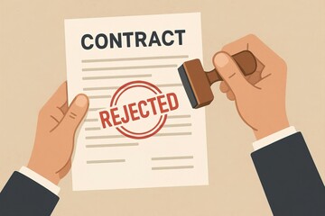 hands holding a contract