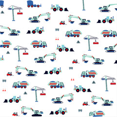 container crane truck print 