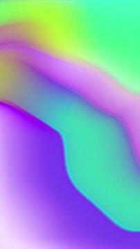 Vibrant abstract background with wavy purple, blue, green, and yellow gradient colors.