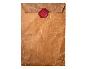 蝋封のされた、古い封筒