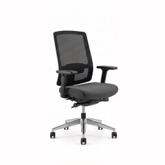 Fototapeta premium Ergonomic office chair set for a modern corporate work space and professional home office setup