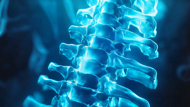 X-ray Style Visualization, Bone Density Comparison Concept, medical education, pharmaceutical ads, health awareness campaigns, hospital presentations, radiology materials, pharmaceutical marketing.