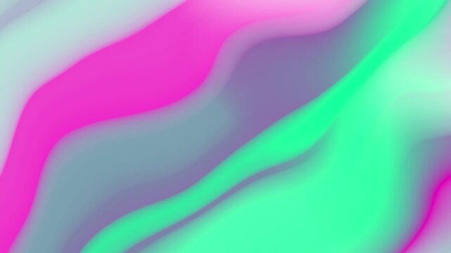 Vibrant abstract background with swirling neon pink, green, and purple hues in a smooth, flowing design with a white border at the bottom.