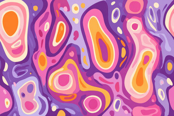 Vibrant abstract background with colorful liquid paint brush strokes and artistic texture