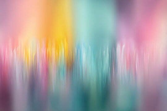 Beautiful abstract background of soft pastel rainbow colors with smooth vertical blur effect