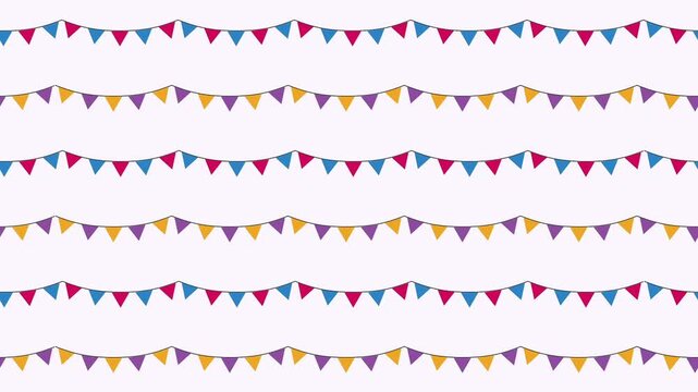 4K Colorful Animated Birthday Background | Vibrant Birthday Celebration Motion Backdrop 4K | Festive Colorful Birthday Animation Background | Bright Party Confetti Birthday Animation 4K | Cheerful
