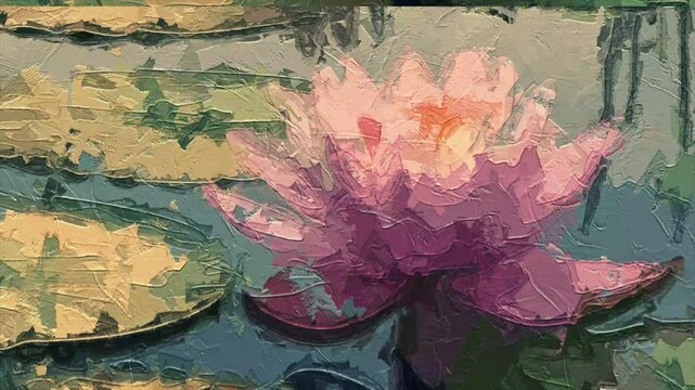 Various oil paintings, flowers, chrysanthemums, lotus leaves, lotus flowers, lakes, dragonflies, reeds, strawberries, landscapes, figures, forests