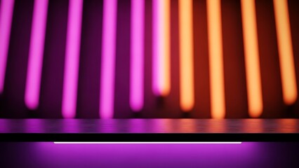 Vibrant neon light background for commercial usage and mockups