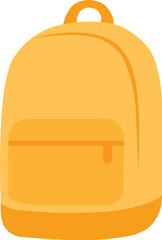 Vector illustration of a school bag. Perfect for education, learning, student life, and back‑to‑school graphics.