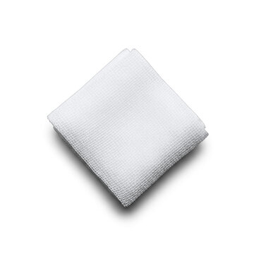 Square white sterile medical gauze pad for wound dressing and first aid