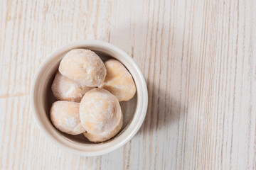 ティータイムのお菓子 スノーボール クッキー
Snowball Cookies for Tea Time