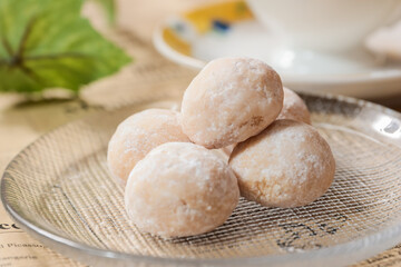 ティータイムのお菓子 スノーボール クッキー
Snowball Cookies for Tea Time