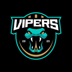 Vipers Sport Mascot Logo Design