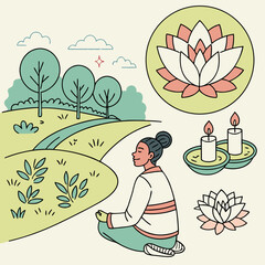 santa claus and reindeer