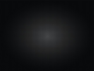 Abstract concentrated grid pattern on black background