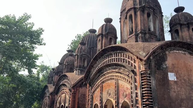 The temples of Kalchand complex at Pathra, Midnapore, India