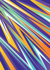 Dynamic Abstract Lighting Lines with Vibrant Colors
