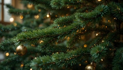 branches of a Christmas tree