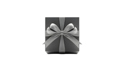 Elegant gift box with satin ribbon bow, perfect for celebrations and special occasions