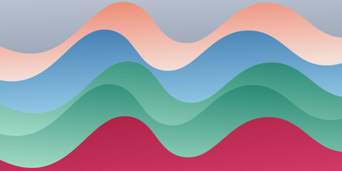 Fototapeta premium Premium vector background with soft gradient color on background. Eps 10