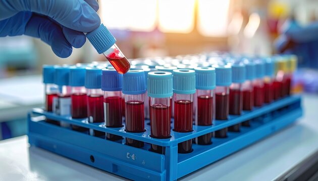 blood test for medical checkup	
