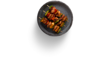 PNG, Tasty BBQ meat isolated on white background