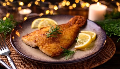 roast fish with lemon and herbs 